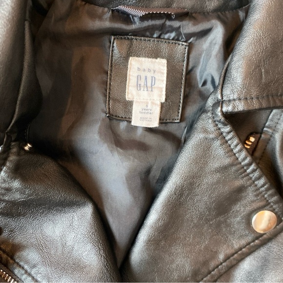 Girls Size 5 Jacket Bundle Faux Leather Plaid Shacket Asymmetrical Zip Black - Picture 3 of 9